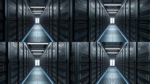 服务器网络机房机房数据大数据存储器互联网数据中心云计算网络安全